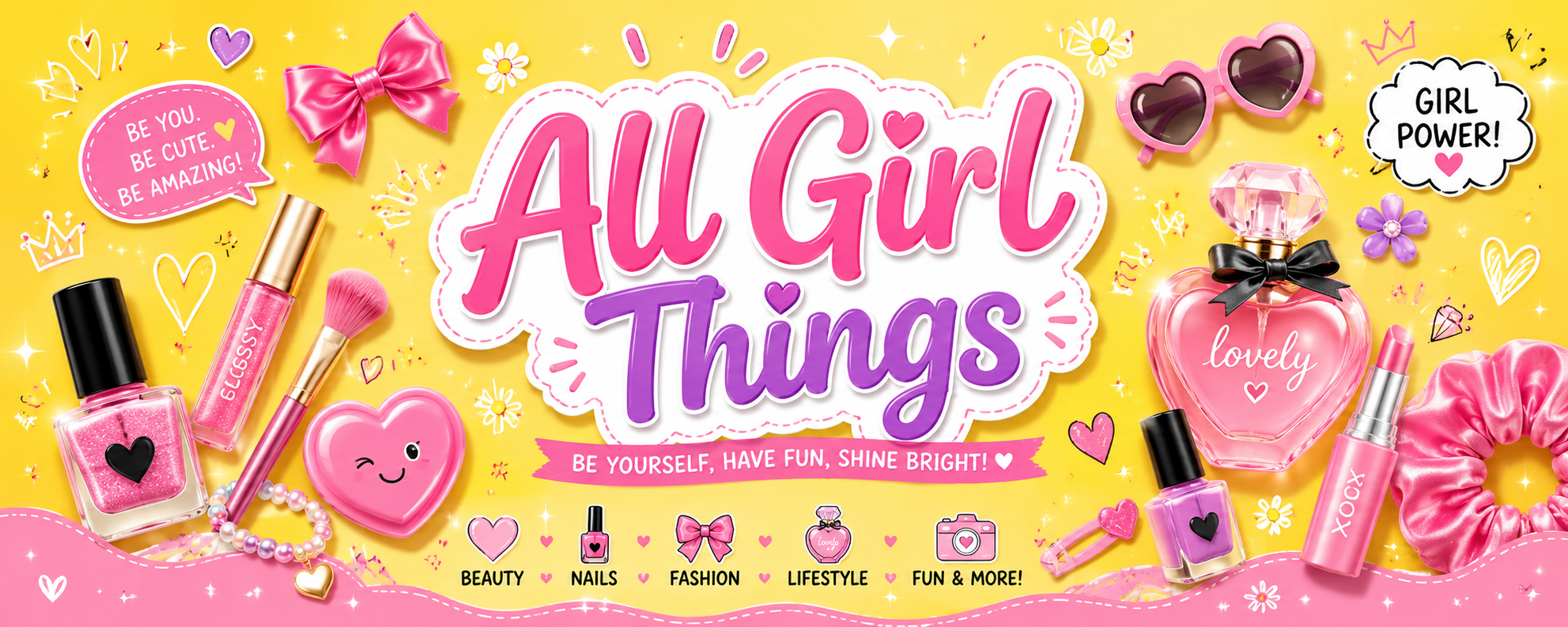 All Girl Things Banner